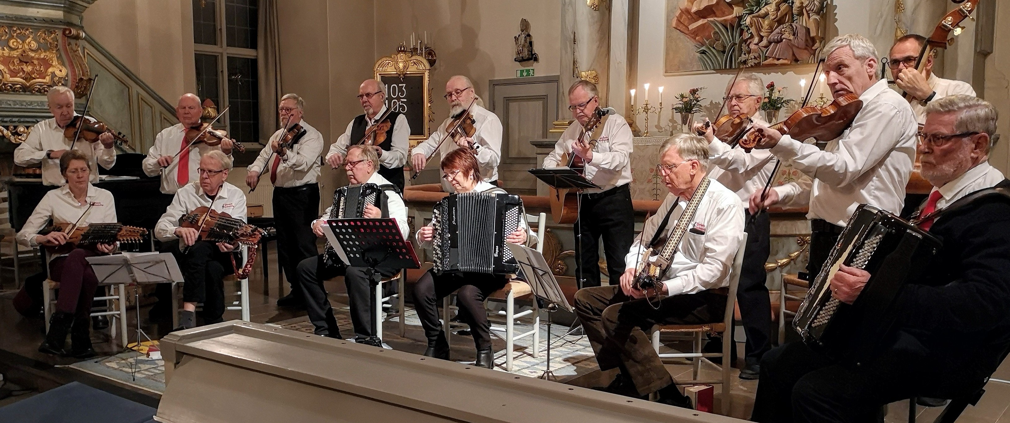 Njurunda Spelmanslag Hässjö kyrka Första advent 2021